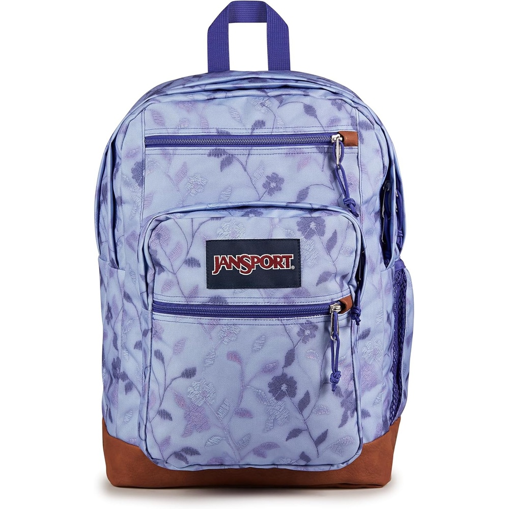 image:imageJanSport Cool Backpack with 15inch Laptop Sleeve Large Computer Bag Rucksack with 2 Compartments Ergonomic Straps Faded SageLines Vines