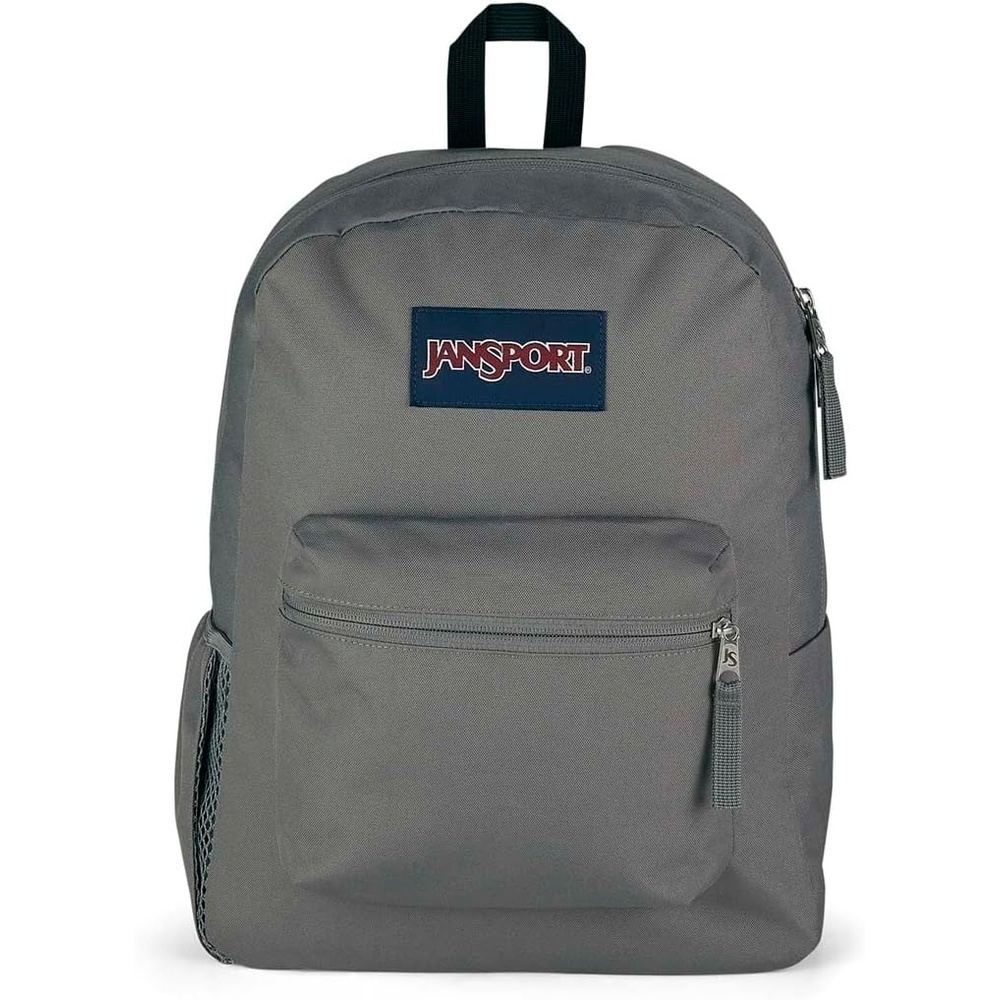 image:imageJanSport Cross Town Backpack 17 x 125 x 6 Simple Bag for Everyone with 1 Main Compartment Front Utility Pocket Premium Class Accessories BlackGraphite Grey