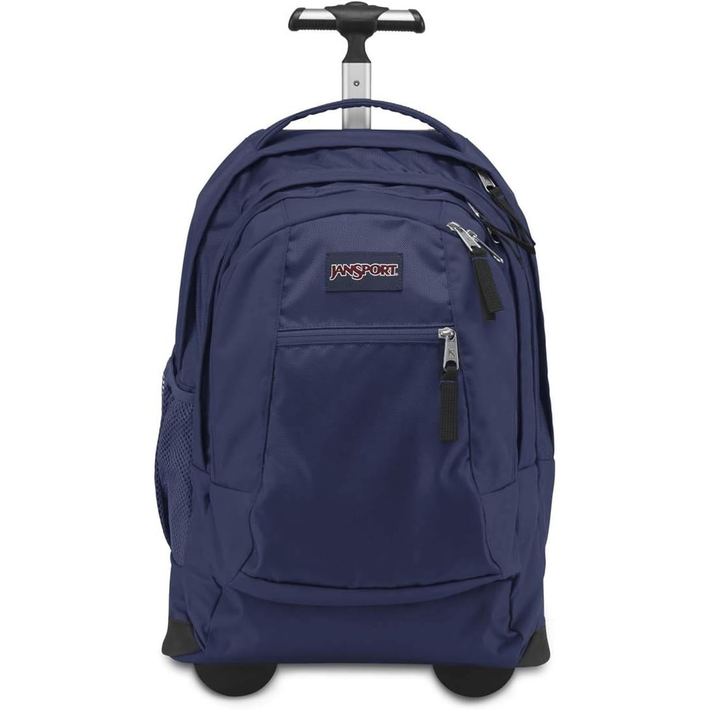 image:imageJanSport Driver 8 Rolling Backpack Wheeled Travel Bag with 15Inch Laptop Sleeve One Size NavyNavy