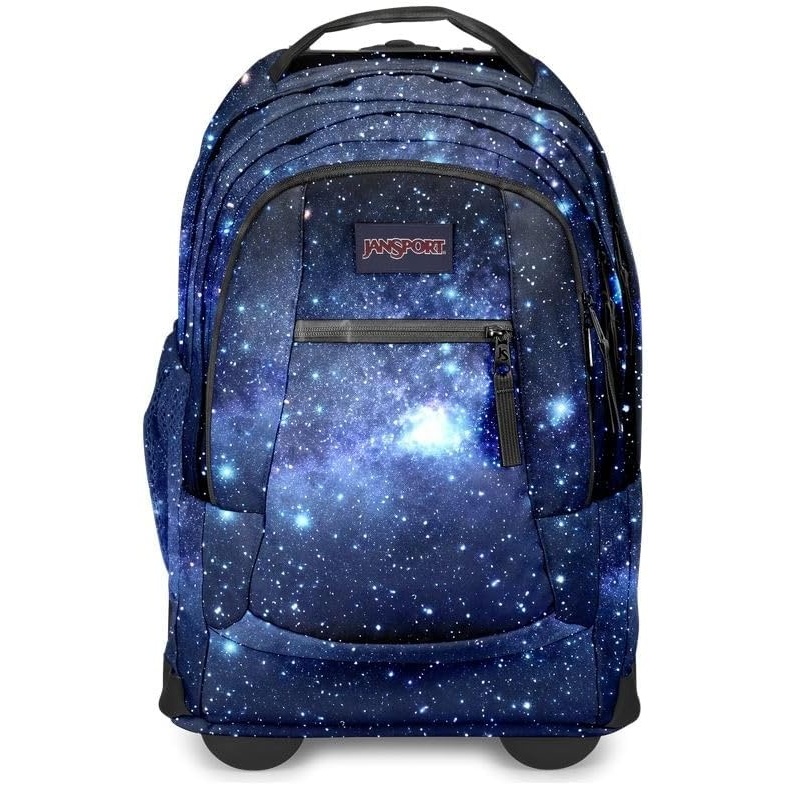 image:imageJanSport Driver 8 Rolling Backpack Wheeled Travel Bag with 15Inch Laptop Sleeve One Size NavyStellar Starfield