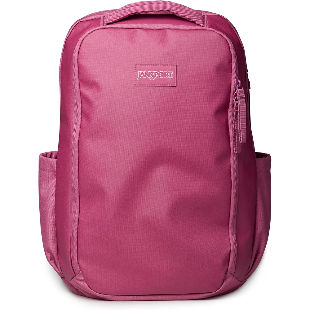 image:imageJanSport Good Latitude Travel Pack 30L WaterResistant Carry On Backpack 16 Inch Padded Laptop Sleeve amp Luggage Strap Weekender Bag Smokey GritMauve Haze