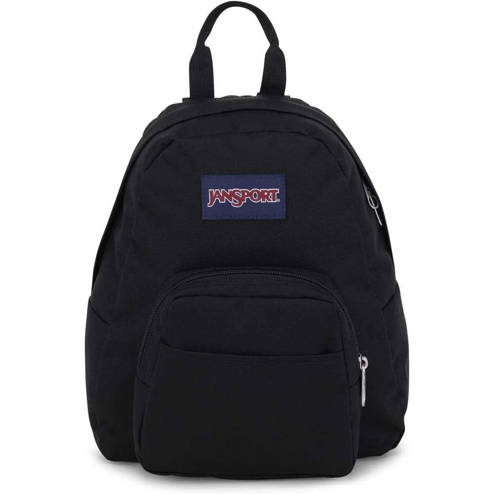 image:imageJanSport Half Pint Mini Backpack 102 L Durable Mini Bag Purse with Adjustable Shoulder Straps Single Main Compartment Zippered Stash Pocket BlackBlack