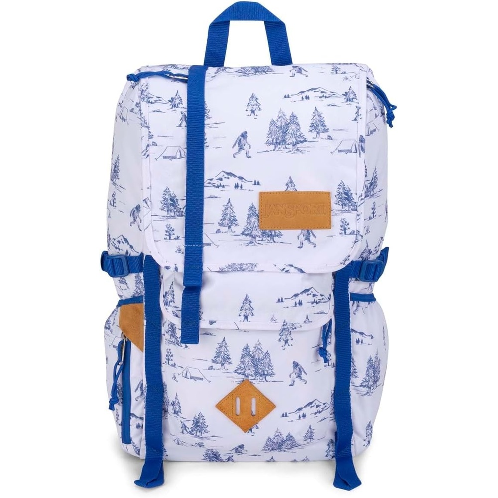 image:imageJanSport Hatchet Backpack 15inch Padded Laptop Compartment Dual Water Bottle Pockets Side Compression Straps BlackLost Sasquatch