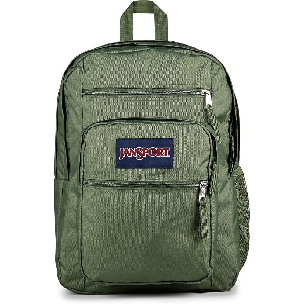 image:imageJanSport Laptop Backpack Computer Bag with 2 Compartments Ergonomic Shoulder Straps 15 Laptop Sleeve Haul Handle Vortex VoyageCargo Green