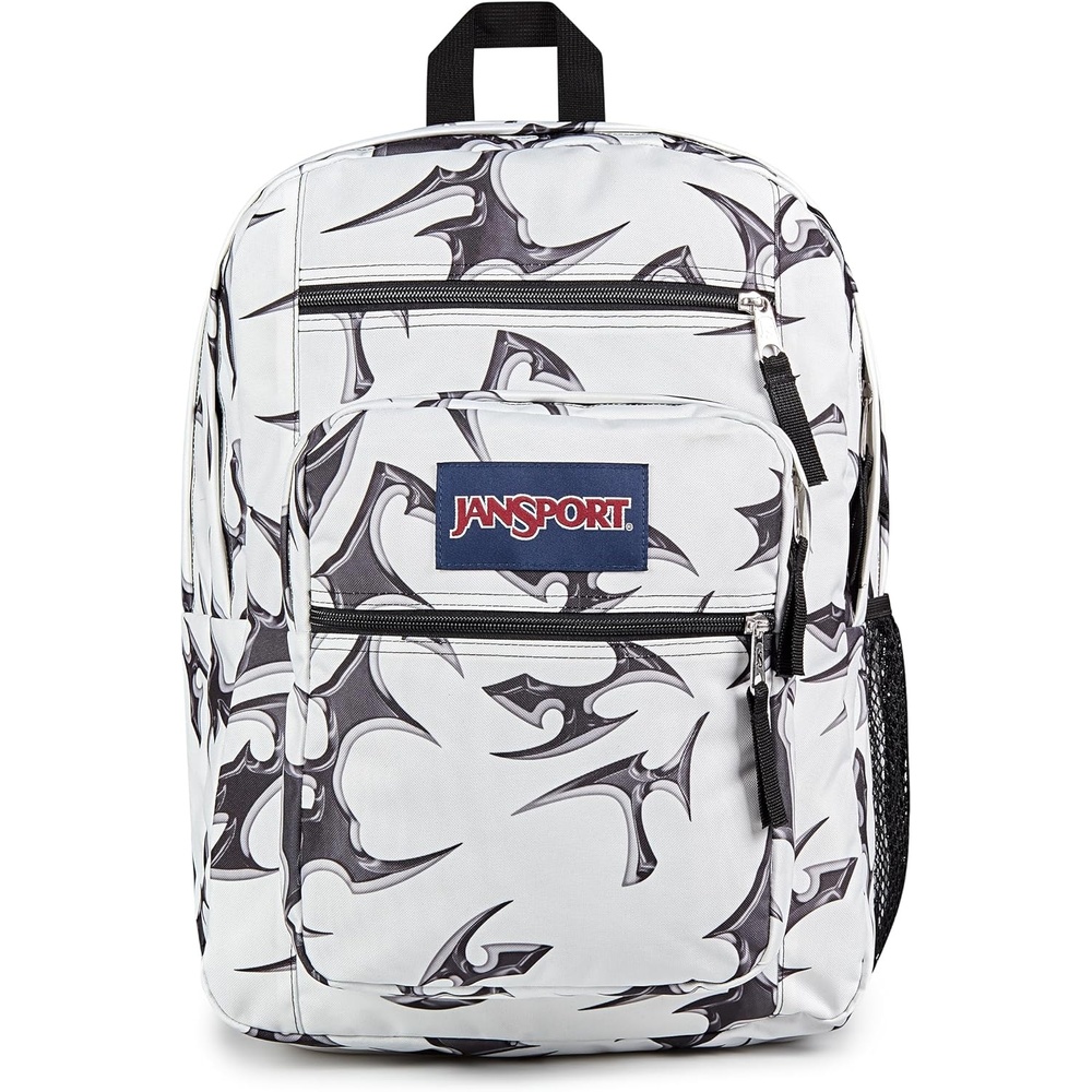 image:imageJanSport Laptop Backpack Computer Bag with 2 Compartments Ergonomic Shoulder Straps 15 Laptop Sleeve Haul Handle Vortex VoyageCyber Silver White