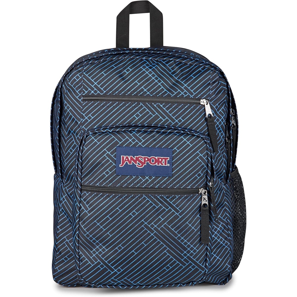 image:imageJanSport Laptop Backpack Computer Bag with 2 Compartments Ergonomic Shoulder Straps 15 Laptop Sleeve Haul Handle Vortex VoyageTeam Stripes