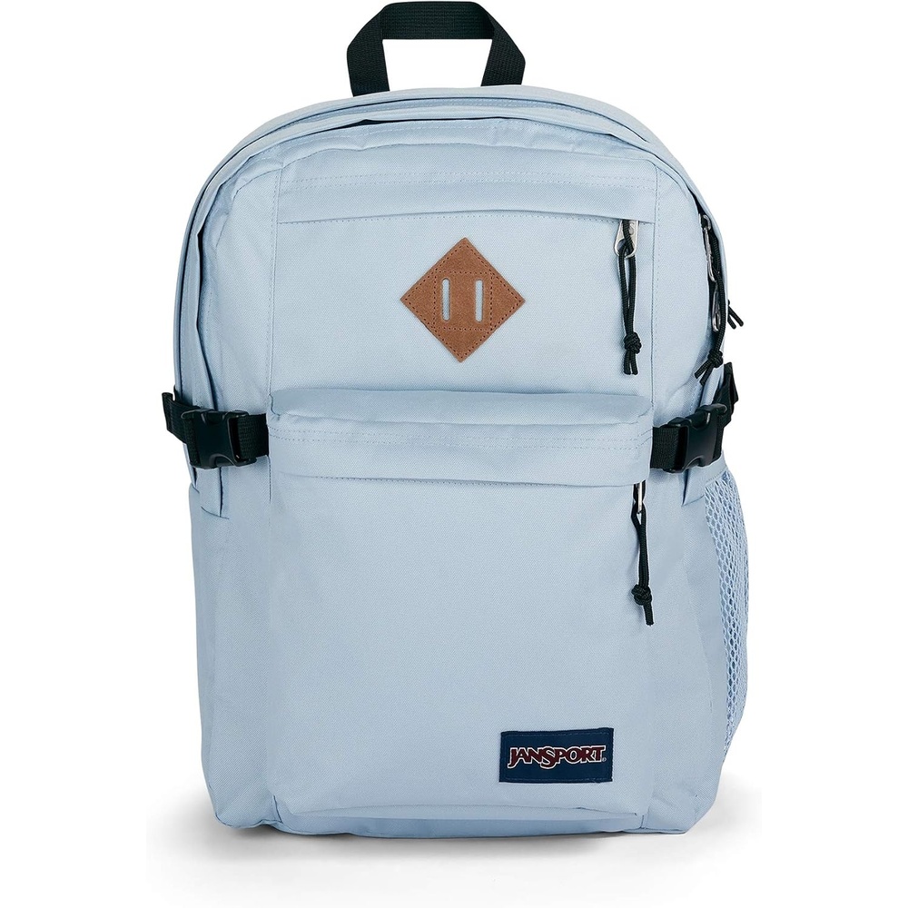 image:imageJanSport Main Campus Backpack Travel or Work Backpack with 15Inch Laptop Sleeve and Dual Water Bottle Pockets Surreal SwirliesBlue Dusk