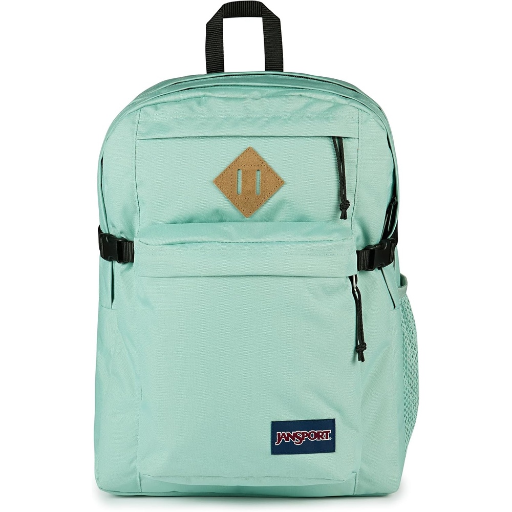 image:imageJanSport Main Campus Backpack Travel or Work Backpack with 15Inch Laptop Sleeve and Dual Water Bottle Pockets Surreal SwirliesFaded Sage