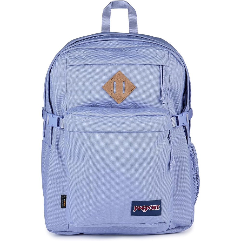 image:imageJanSport Main Campus Backpack Travel or Work Backpack with 15Inch Laptop Sleeve and Dual Water Bottle Pockets Surreal SwirliesLavender Ash