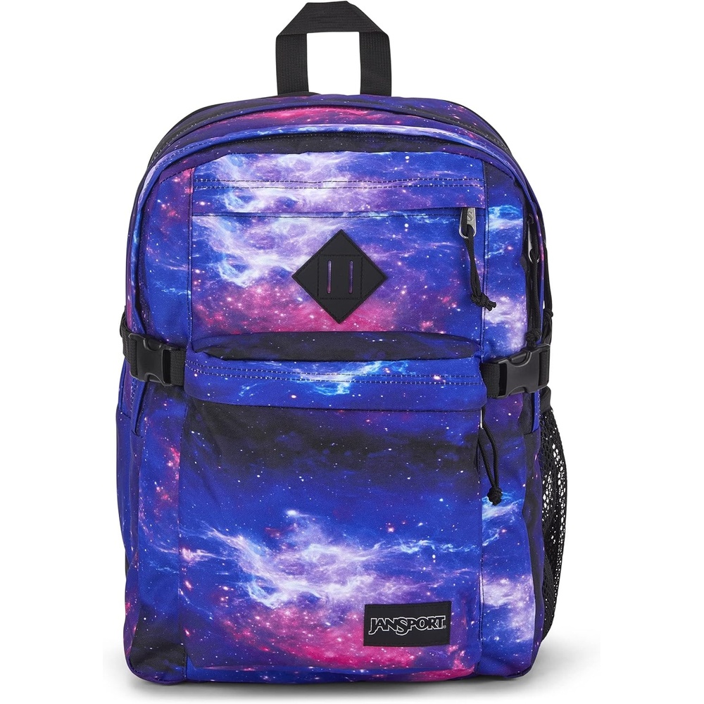 image:imageJanSport Main Campus Backpack Travel or Work Backpack with 15Inch Laptop Sleeve and Dual Water Bottle Pockets Surreal SwirliesSpace Dust