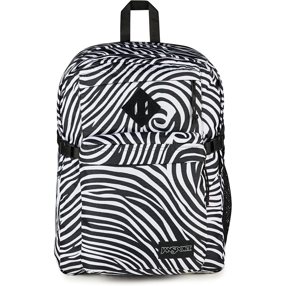 image:imageJanSport Main Campus Backpack Travel or Work Backpack with 15Inch Laptop Sleeve and Dual Water Bottle Pockets Surreal SwirliesSurreal Swirlies