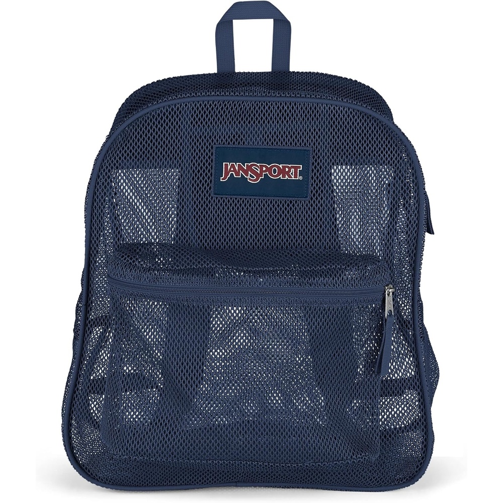 image:imageJanSport Mesh Pack See Through Backpack Ideal for Class Work Travel or Beach Outings NavyNavy