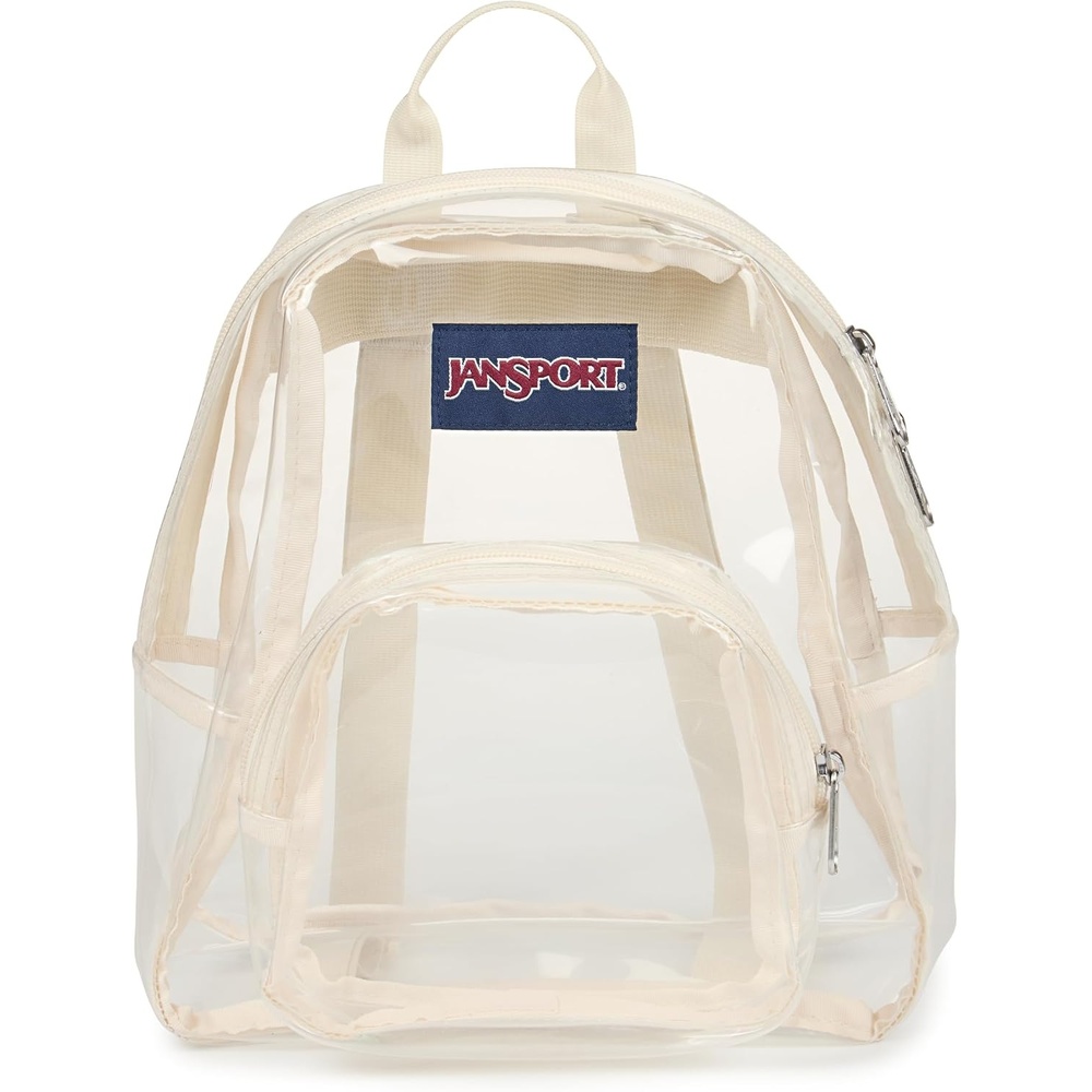 image:imageJanSport Mini Pack Lightweight 10L Backpack with Adjustable Straps and Front Zipper Pocket Perfect for Travel Concerts amp Everyday Use ClearMoon Flower