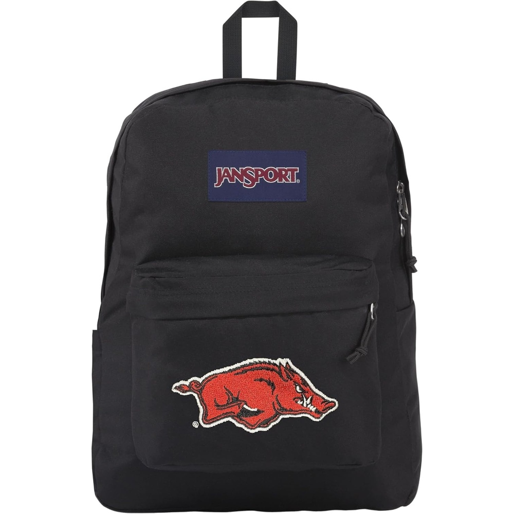 image:imageJanSport NCAA Officially Licensed Backpack Ole Miss Rebels Superbreak Plus with Padded 15 Laptop Sleeve Spacious Computer Bag for Men amp Women Durable Daypack with Bottle Pocket Red TapeArkansas Razorbacks