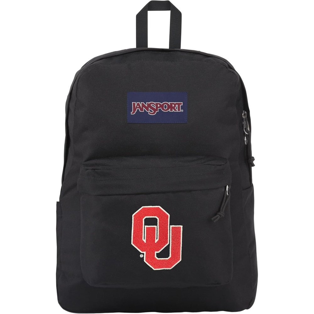 image:imageJanSport NCAA Officially Licensed Backpack Ole Miss Rebels Superbreak Plus with Padded 15 Laptop Sleeve Spacious Computer Bag for Men amp Women Durable Daypack with Bottle Pocket Red TapeOklahoma Sooners