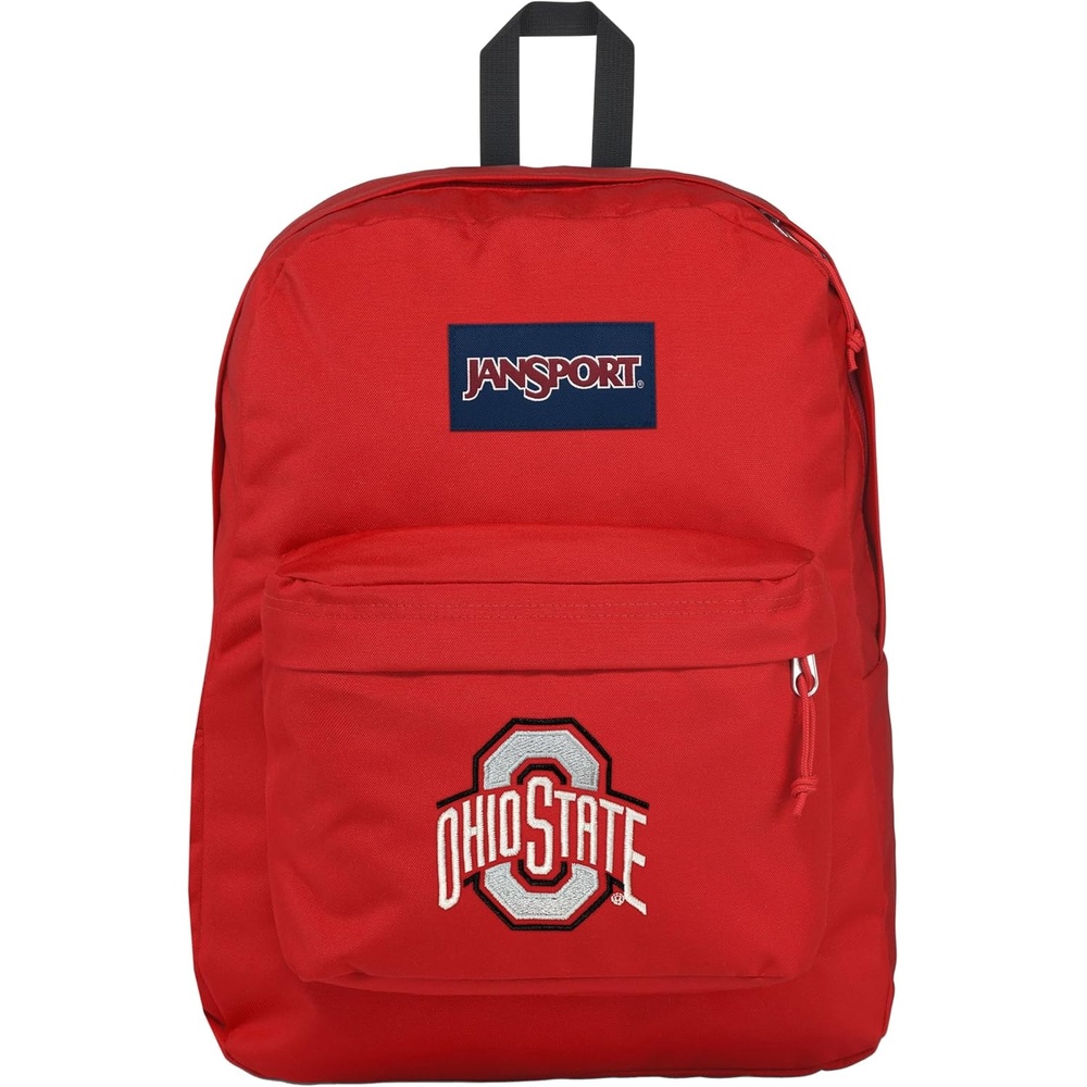 image:imageJanSport NCAA Officially Licensed Backpack Ole Miss Rebels Superbreak Plus with Padded 15 Laptop Sleeve Spacious Computer Bag for Men amp Women Durable Daypack with Bottle Pocket Red TapeOhio State Buckeyes