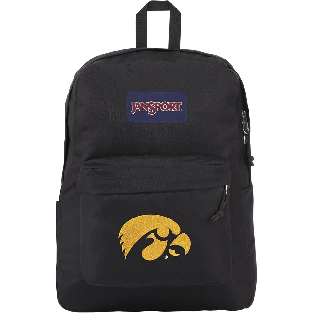 image:imageJanSport NCAA Officially Licensed Backpack Ole Miss Rebels Superbreak Plus with Padded 15 Laptop Sleeve Spacious Computer Bag for Men amp Women Durable Daypack with Bottle Pocket Red TapeIowa Hawkeyes