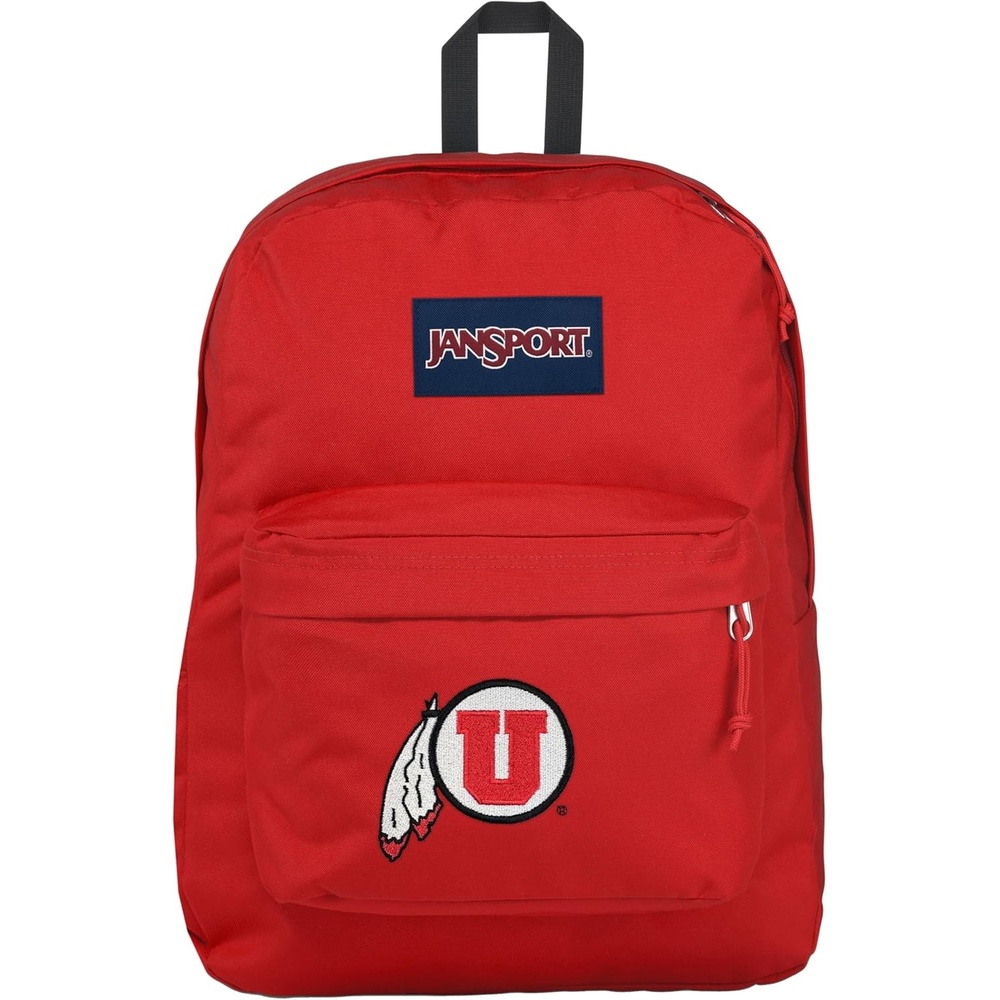 image:imageJanSport NCAA Officially Licensed Backpack Ole Miss Rebels Superbreak Plus with Padded 15 Laptop Sleeve Spacious Computer Bag for Men amp Women Durable Daypack with Bottle Pocket Red TapeUtah Utes