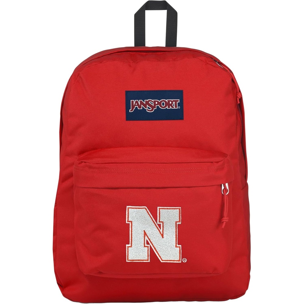 image:imageJanSport NCAA Officially Licensed Backpack Ole Miss Rebels Superbreak Plus with Padded 15 Laptop Sleeve Spacious Computer Bag for Men amp Women Durable Daypack with Bottle Pocket Red TapeNebraska Cornhuskers