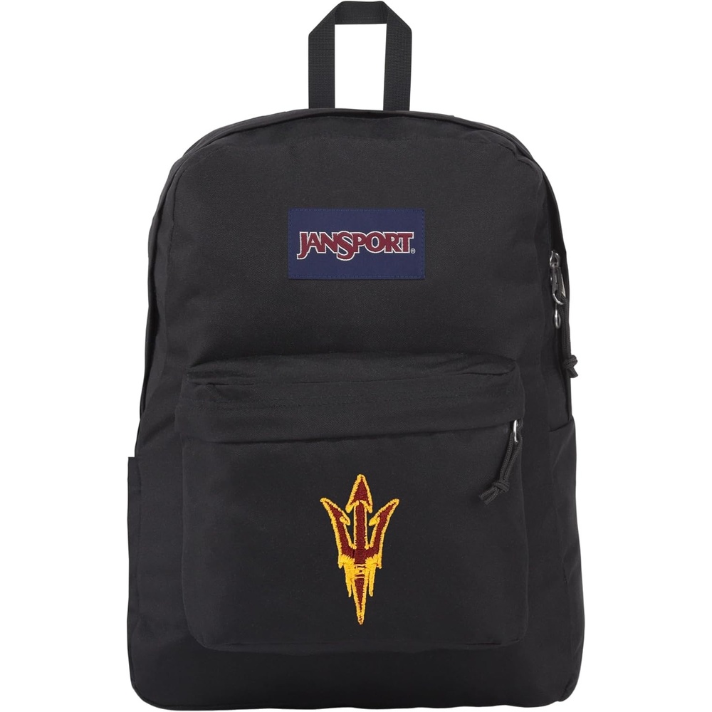image:imageJanSport NCAA Officially Licensed Backpack Ole Miss Rebels Superbreak Plus with Padded 15 Laptop Sleeve Spacious Computer Bag for Men amp Women Durable Daypack with Bottle Pocket Red TapeArizona State Sun Devils