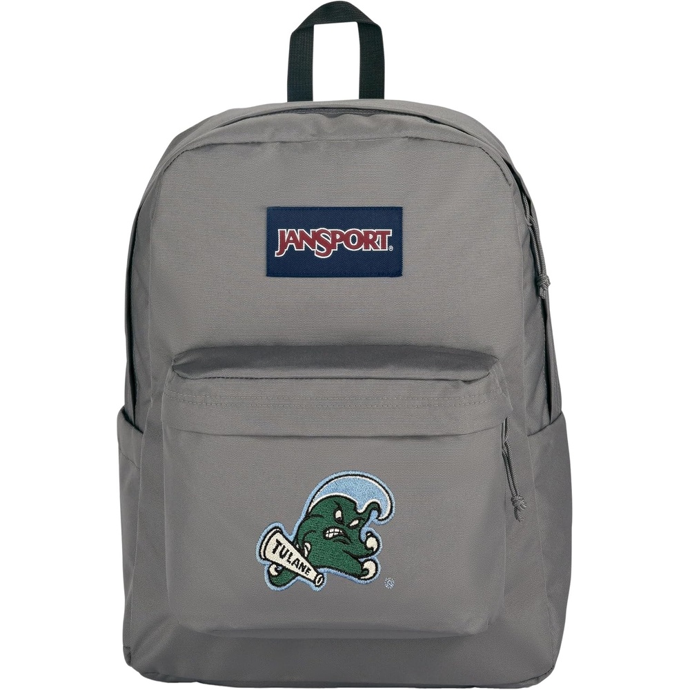 image:imageJanSport NCAA Officially Licensed Backpack Ole Miss Rebels Superbreak Plus with Padded 15 Laptop Sleeve Spacious Computer Bag for Men amp Women Durable Daypack with Bottle Pocket Red TapeTulane Green Wave