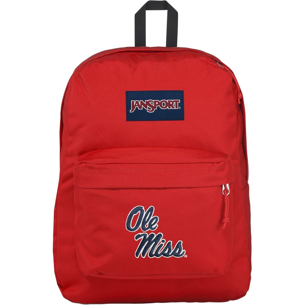 image:imageJanSport NCAA Officially Licensed Backpack Ole Miss Rebels Superbreak Plus with Padded 15 Laptop Sleeve Spacious Computer Bag for Men amp Women Durable Daypack with Bottle Pocket Red TapeMississippi Old Miss Rebels