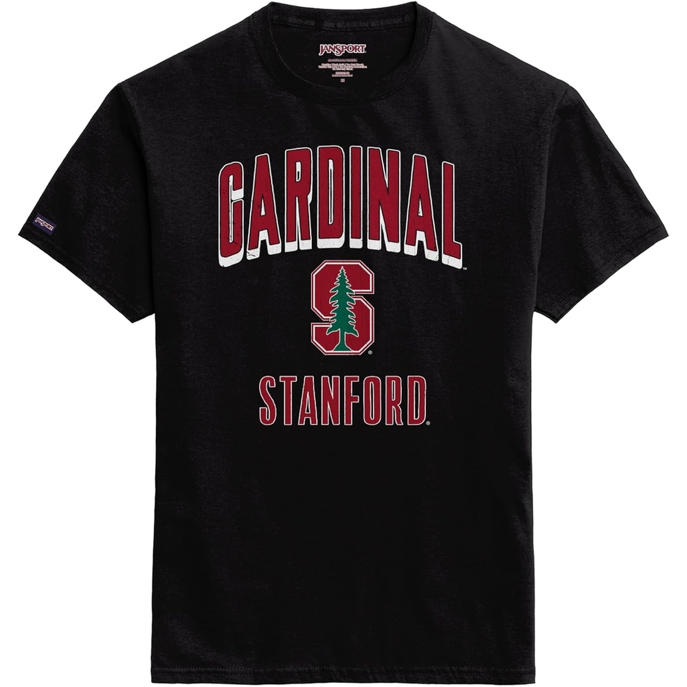 image:imageJanSport NCAA Officially Licensed Campus Short Sleeve T Shirt for Men Soft amp Breathable PreShrunk Cotton Crewneck T ShirtStanford Cardinal