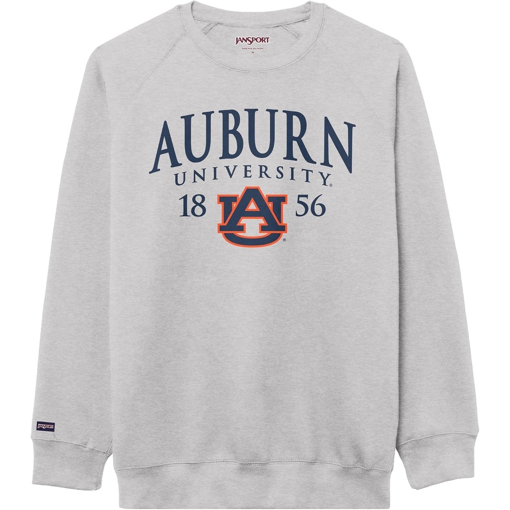 image:imageJanSport NCAA Officially Licensed Rival Crew Sweatshirt Long Sleeve Graphic Pullover for Men Women CottonPolyester BlendAuburn Tigers
