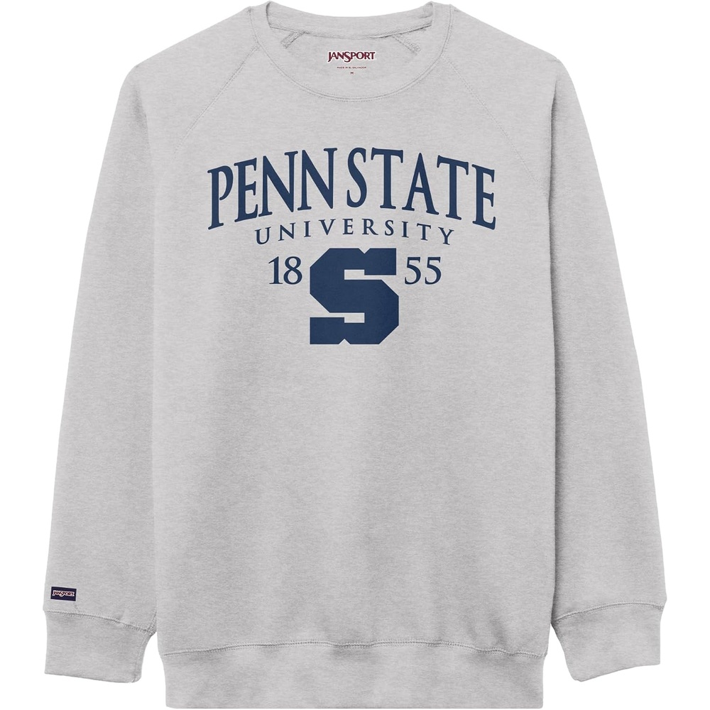 image:imageJanSport NCAA Officially Licensed Rival Crew Sweatshirt Long Sleeve Graphic Pullover for Men Women CottonPolyester BlendPenn State Nittany Lions