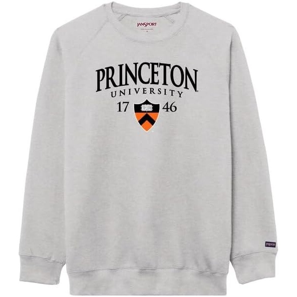 image:imageJanSport NCAA Officially Licensed Rival Crew Sweatshirt Long Sleeve Graphic Pullover for Men Women CottonPolyester BlendPrinceton Tigers