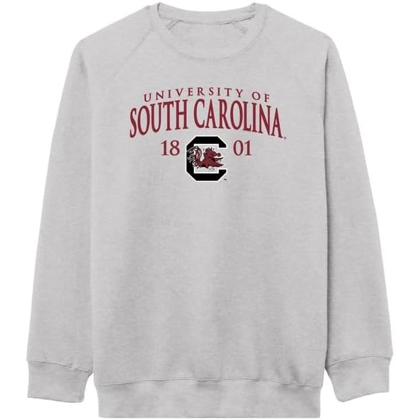 image:imageJanSport NCAA Officially Licensed Rival Crew Sweatshirt Long Sleeve Graphic Pullover for Men Women CottonPolyester BlendSouth Carolina Fighting Gamecocks