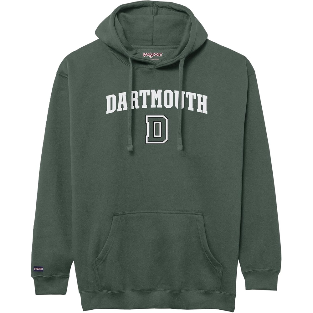 image:imageJanSport NCAA Officially Licensed Rival Hoodie Long Sleeve Unisex Sweatshirt CottonPolyester Blend DoubleLayered HoodDartmouth Big Green