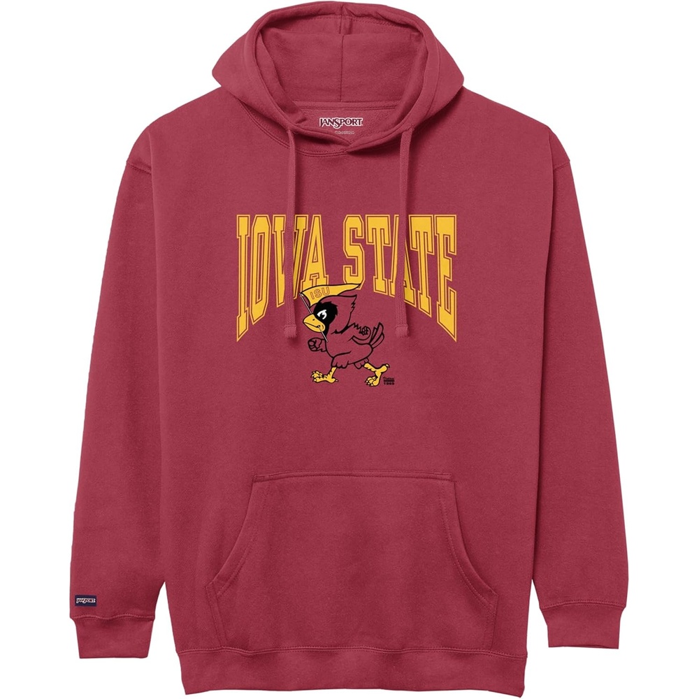 image:imageJanSport NCAA Officially Licensed Rival Hoodie Long Sleeve Unisex Sweatshirt CottonPolyester Blend DoubleLayered HoodIowa State Cyclones