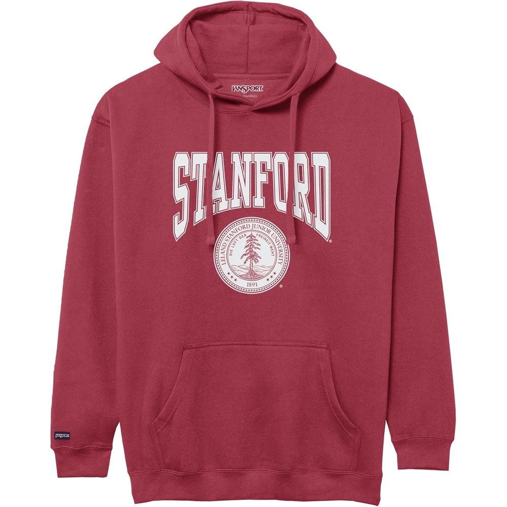 image:imageJanSport NCAA Officially Licensed Rival Hoodie Long Sleeve Unisex Sweatshirt CottonPolyester Blend DoubleLayered HoodStanford Cardinal