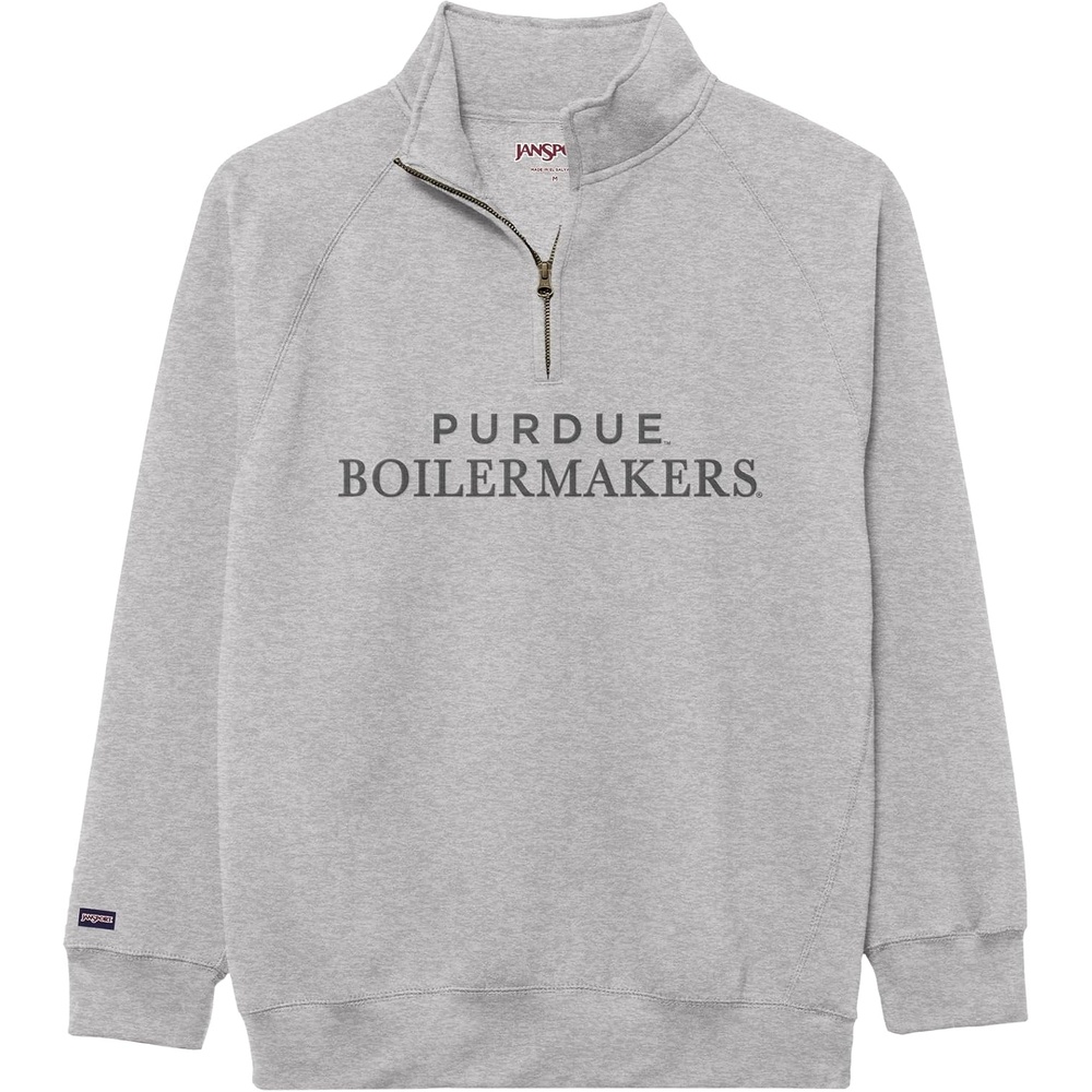 image:imageJanSport NCAA Officially Licensed Rival Quarter Zip Sweatshirt Long Sleeve Unisex CottonPolyester Blend StandUp CollarRival Quarter Zip
