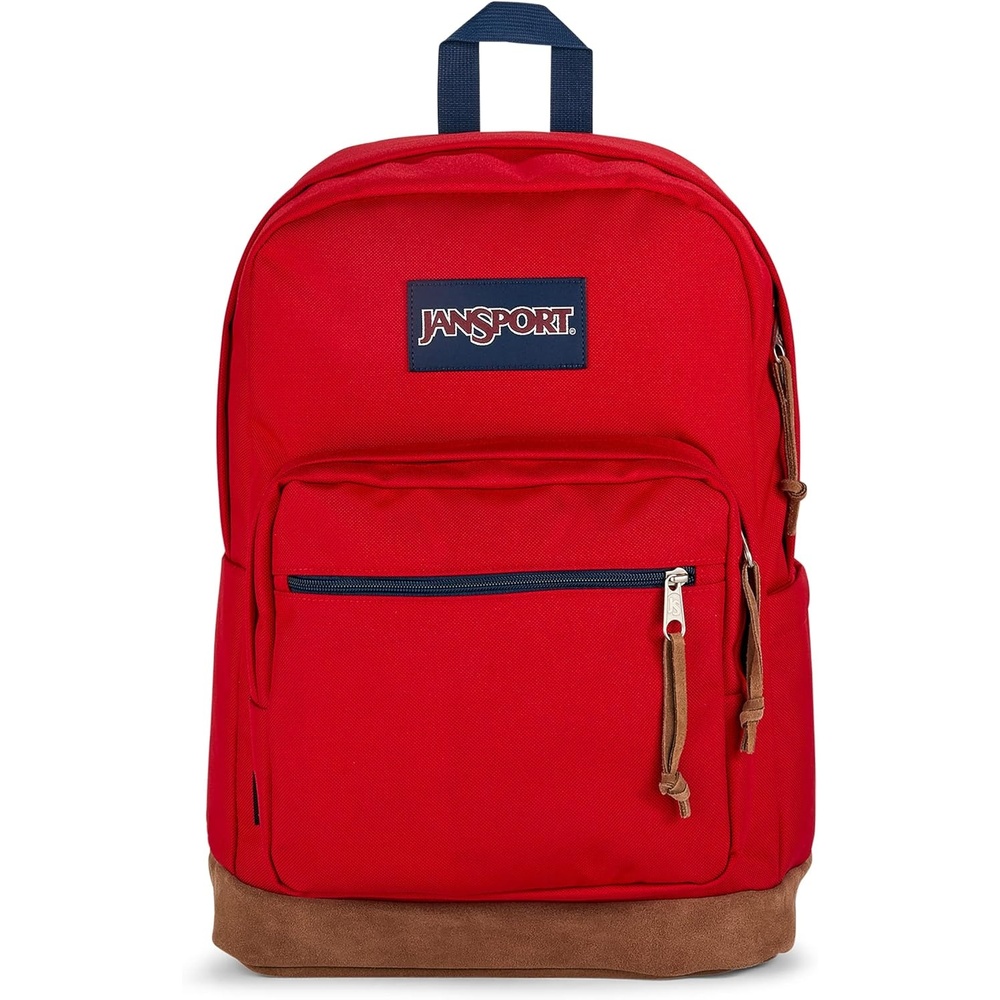 image:imageJanSport Right Pack Backpack Durable Daypack with Padded 15 Laptop Sleeve Spacious Main Compartment amp Integrated Water Bottle Pocket Animal IllusionRed Tape