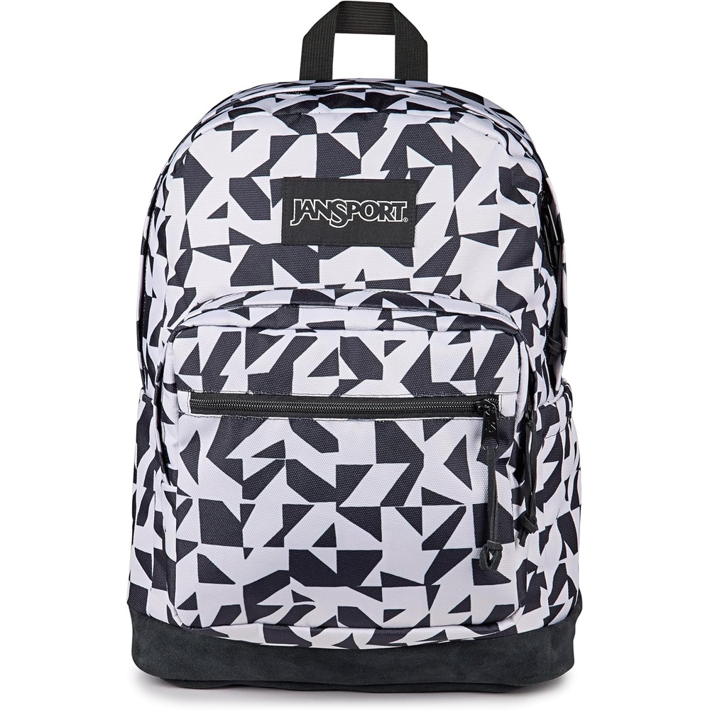 image:imageJanSport Right Pack Backpack Durable Daypack with Padded 15 Laptop Sleeve Spacious Main Compartment amp Integrated Water Bottle Pocket Animal IllusionGroovy Grids