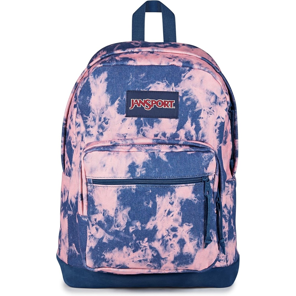 image:imageJanSport Right Pack Expressions Backpack Travel Work or Laptop Bag Coconut CorduroyDenim Wash Mauve