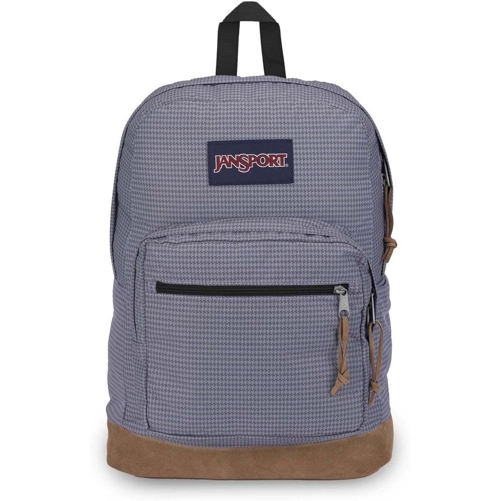 image:imageJanSport Right Pack Expressions Backpack  Travel Work or Laptop Bag  Coconut CorduroyHoundstooth Pastel Lilac