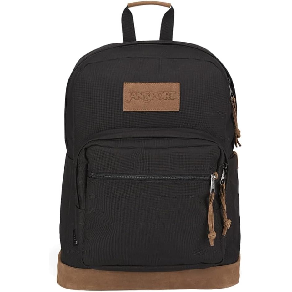 image:imageJanSport Right Pack Premium Backpack Daypack with 15 Laptop Sleeve Main Compartment Water Bottle Pocket Mauve HazeBlack