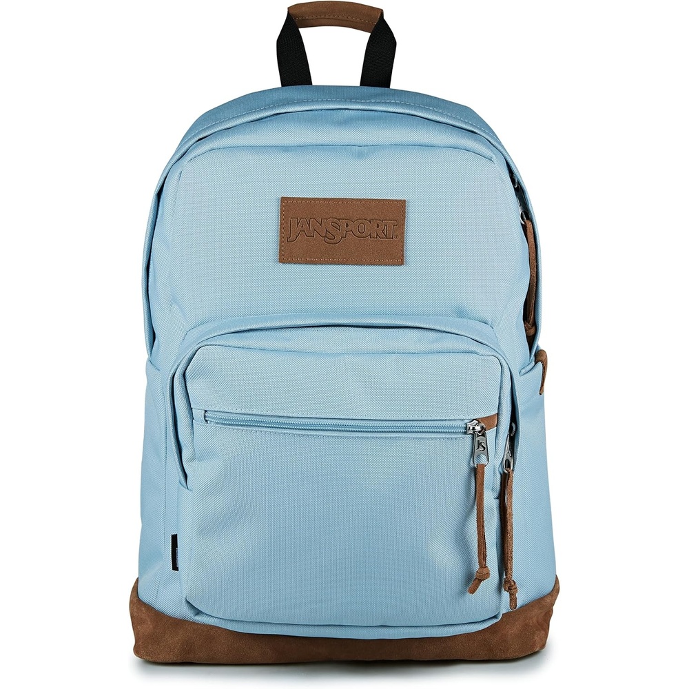 image:imageJanSport Right Pack Premium Backpack Daypack with 15 Laptop Sleeve Main Compartment Water Bottle Pocket Mauve HazeBlue Dusk