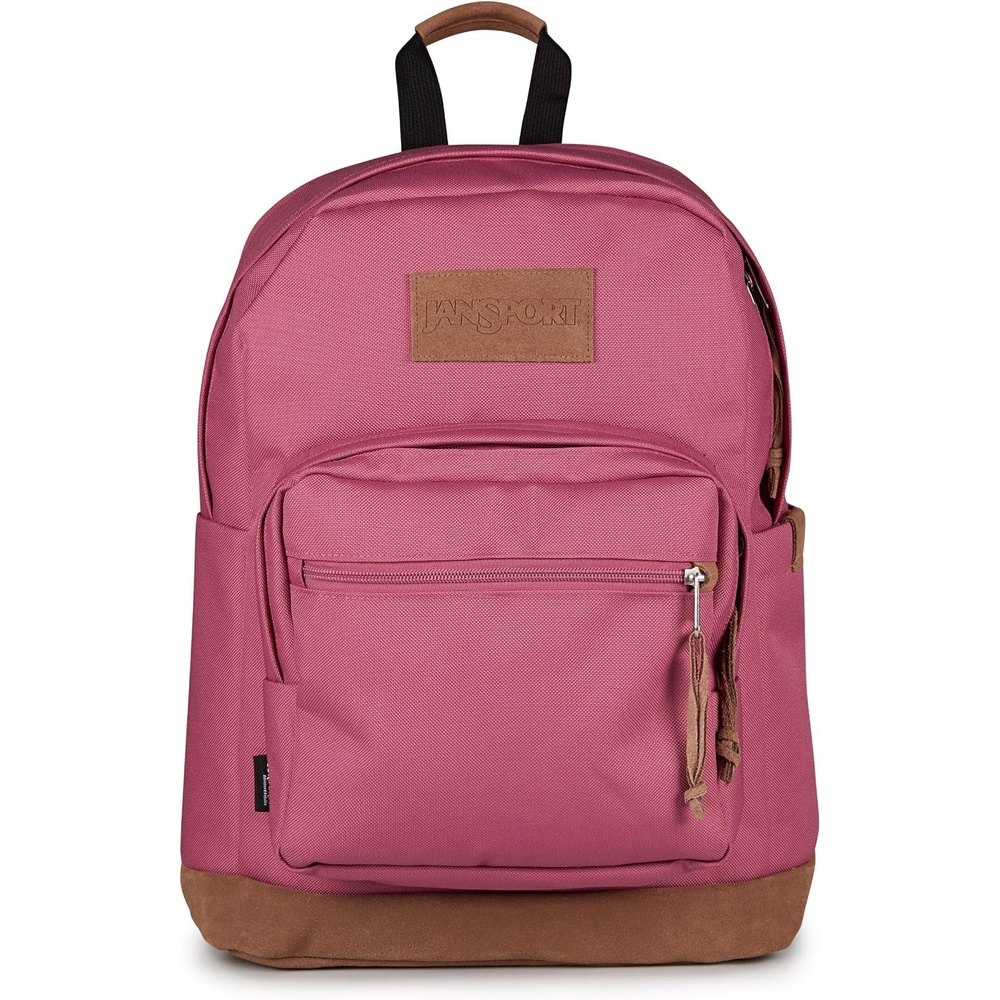 image:imageJanSport Right Pack Premium Backpack Daypack with 15 Laptop Sleeve Main Compartment Water Bottle Pocket Mauve HazeMauve Haze