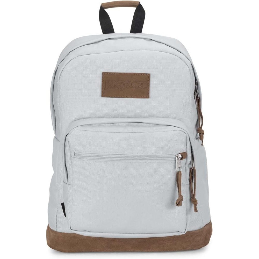 image:imageJanSport Right Pack Premium Backpack Daypack with 15 Laptop Sleeve Main Compartment Water Bottle Pocket Mauve HazeOyster Mushroom
