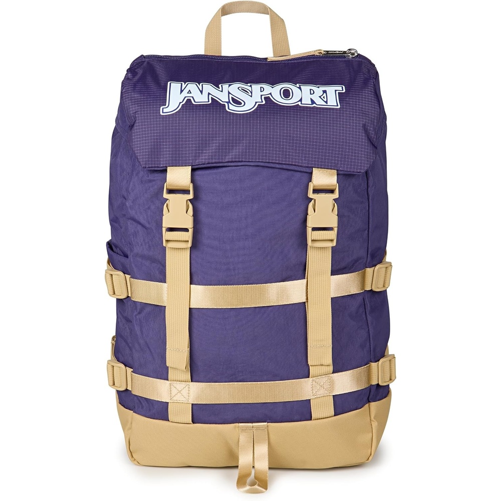 image:imageJanSport Skip Pack Backpack  28L Capacity Fits 135 Laptop Large Main Compartment Side Water Bottle Pocket  Ideal for Work amp Travel Jelly KellyAmethyst Angst