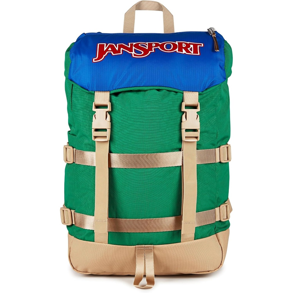 image:imageJanSport Skip Pack Backpack 28L Capacity Fits 135 Laptop Large Main Compartment Side Water Bottle Pocket Ideal for Work amp Travel Jelly KellyJelly Kelly