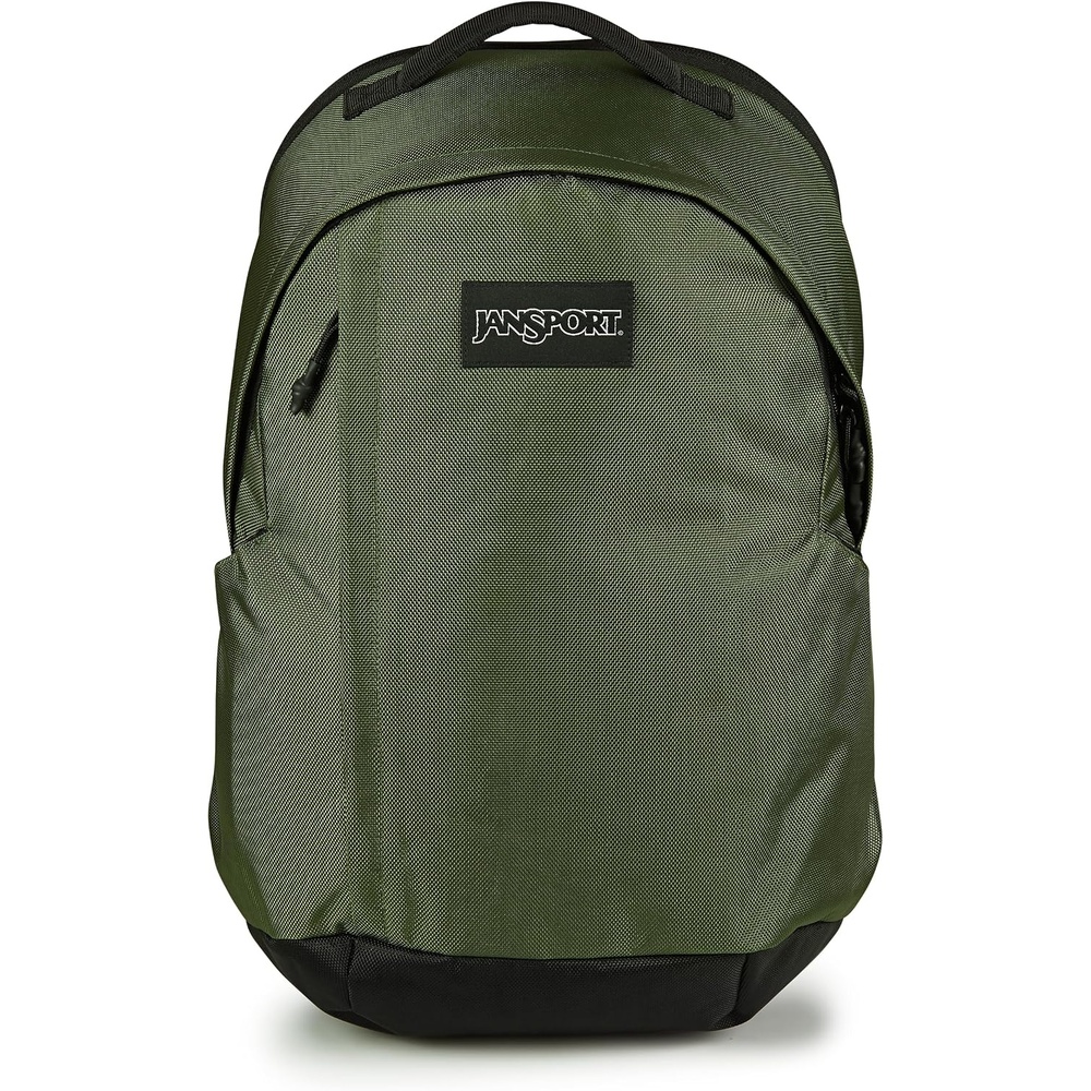 image:imageJanSport Station Pack Large Backpack with Side Access Padded Laptop Sleeve Dual Water Bottle Pockets and Organizer Loft Pocket WhiteCargo Green