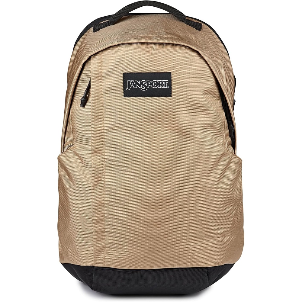 image:imageJanSport Station Pack Large Backpack with Side Access Padded Laptop Sleeve Dual Water Bottle Pockets and Organizer Loft Pocket WhiteTravertine