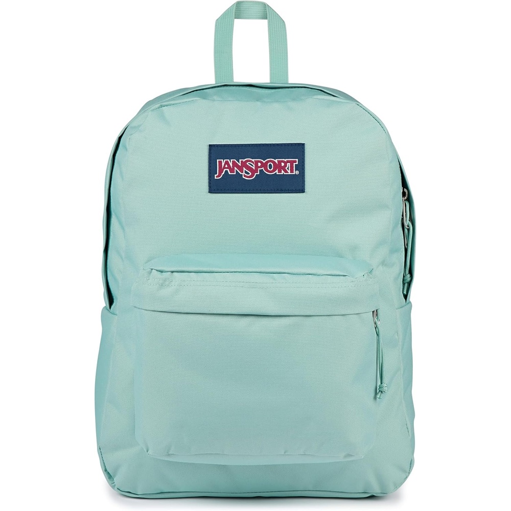 image:imageJanSport SuperBreak One Backpack Durable Lightweight Bag with 1 Main Compartment Front Utility Pocket with Builtin Organizer Premium Backpack Pastel PetalsFaded Sage