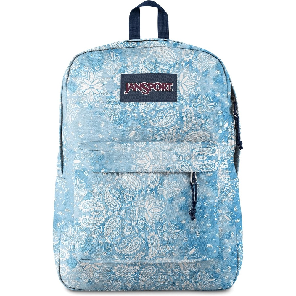 image:imageJanSport SuperBreak One Backpack Durable Lightweight Bag with 1 Main Compartment Front Utility Pocket with Builtin Organizer Premium Backpack Pastel PetalsLucky Bandanna
