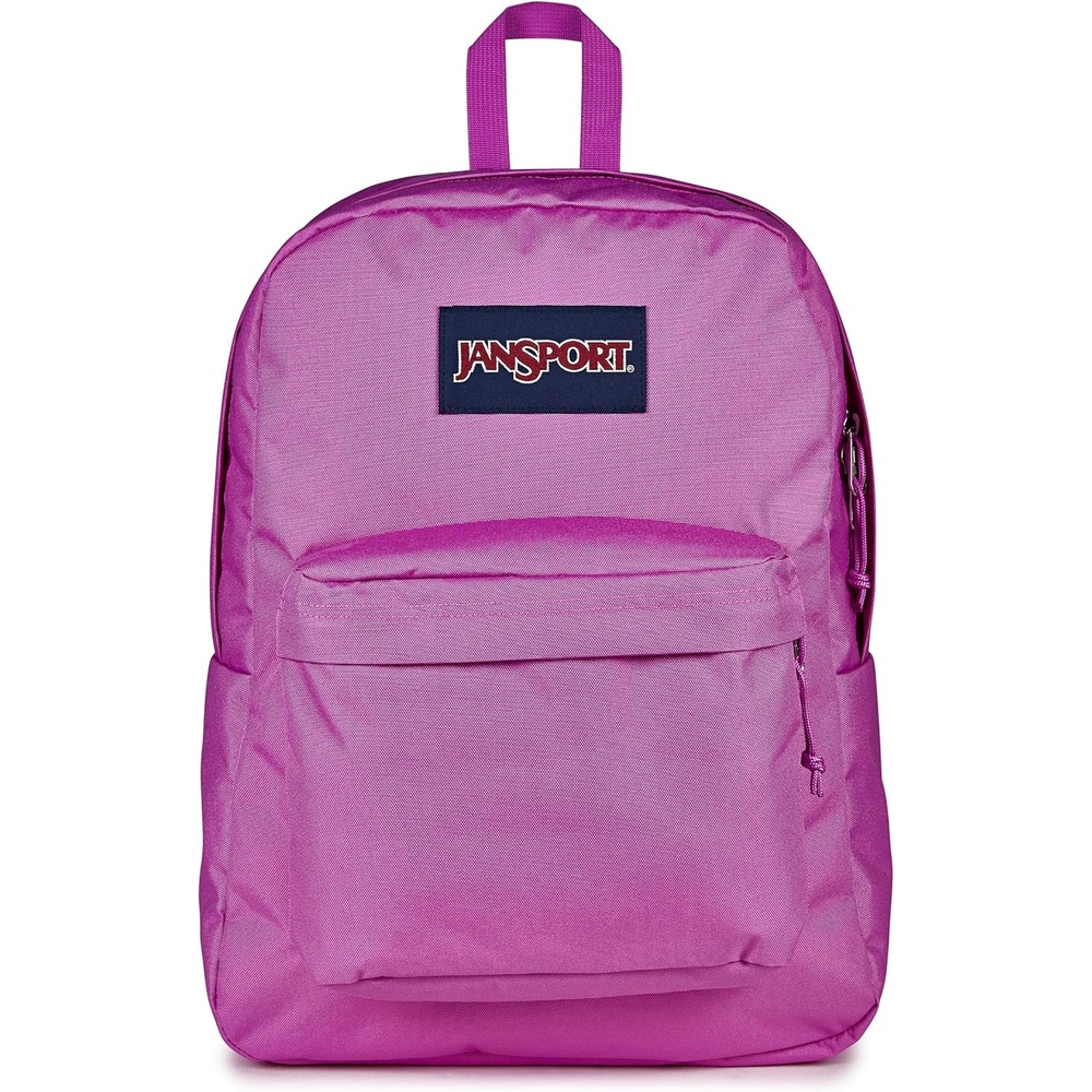 image:imageJanSport SuperBreak One Backpack Durable Lightweight Bag with 1 Main Compartment Front Utility Pocket with Builtin Organizer Premium Backpack Pastel PetalsDigital Fuchsia